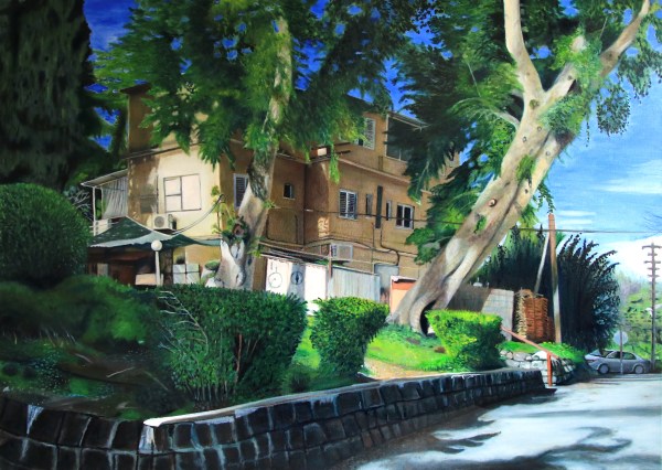 Ha Bait Ha tzfony 140x100 cm 2022 oil on linen