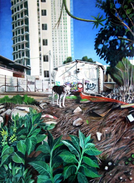 KIMA be givat ha hartziyot 80x60 2022 oil on linen