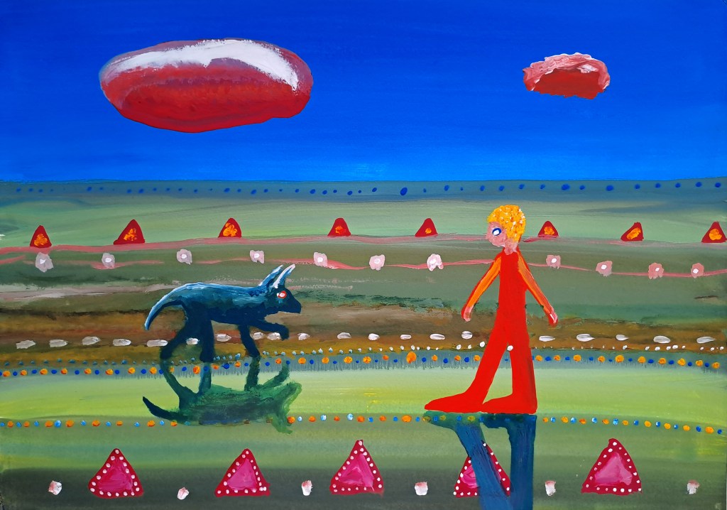 In Yemen, there was no beach in our area, so I went for walks in the field with my dog,&nbsp;Billy